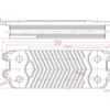 Пластинчат топлообменник с 12 пластини съвместим за Vaillant Turbotech