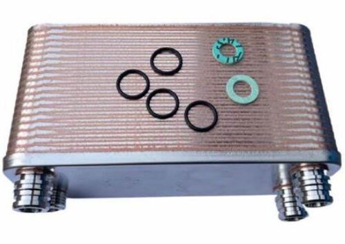 Пластинчат топлообменник с 38 пластини, съвместим с  Vaillant VUW 065132 PHE.038